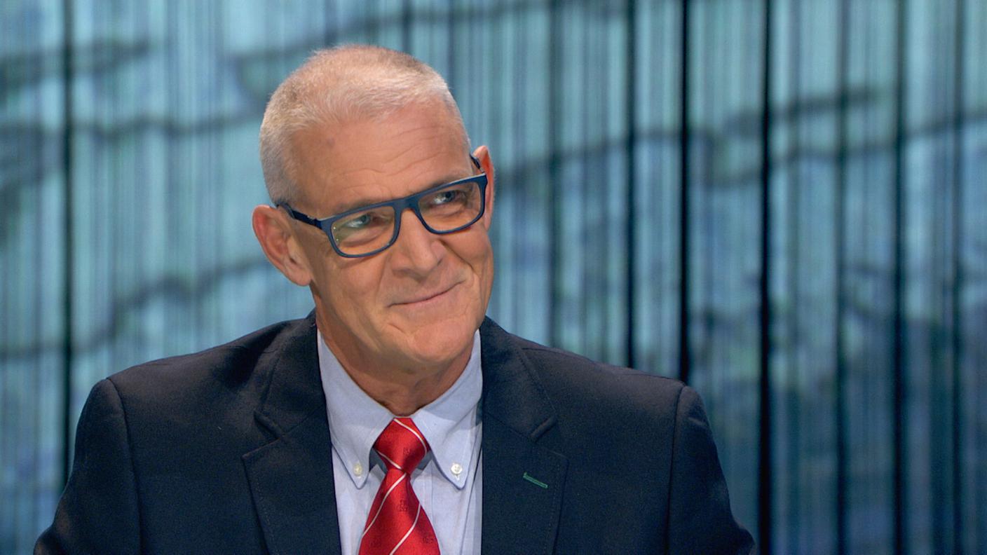 Marco Baron nello studio del Gioco del Mondo
