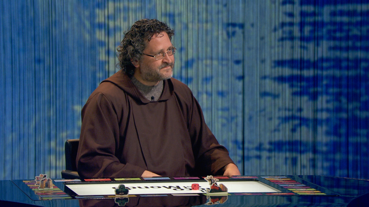 Fra Martino Dotta nello studio del Gioco del Mondo