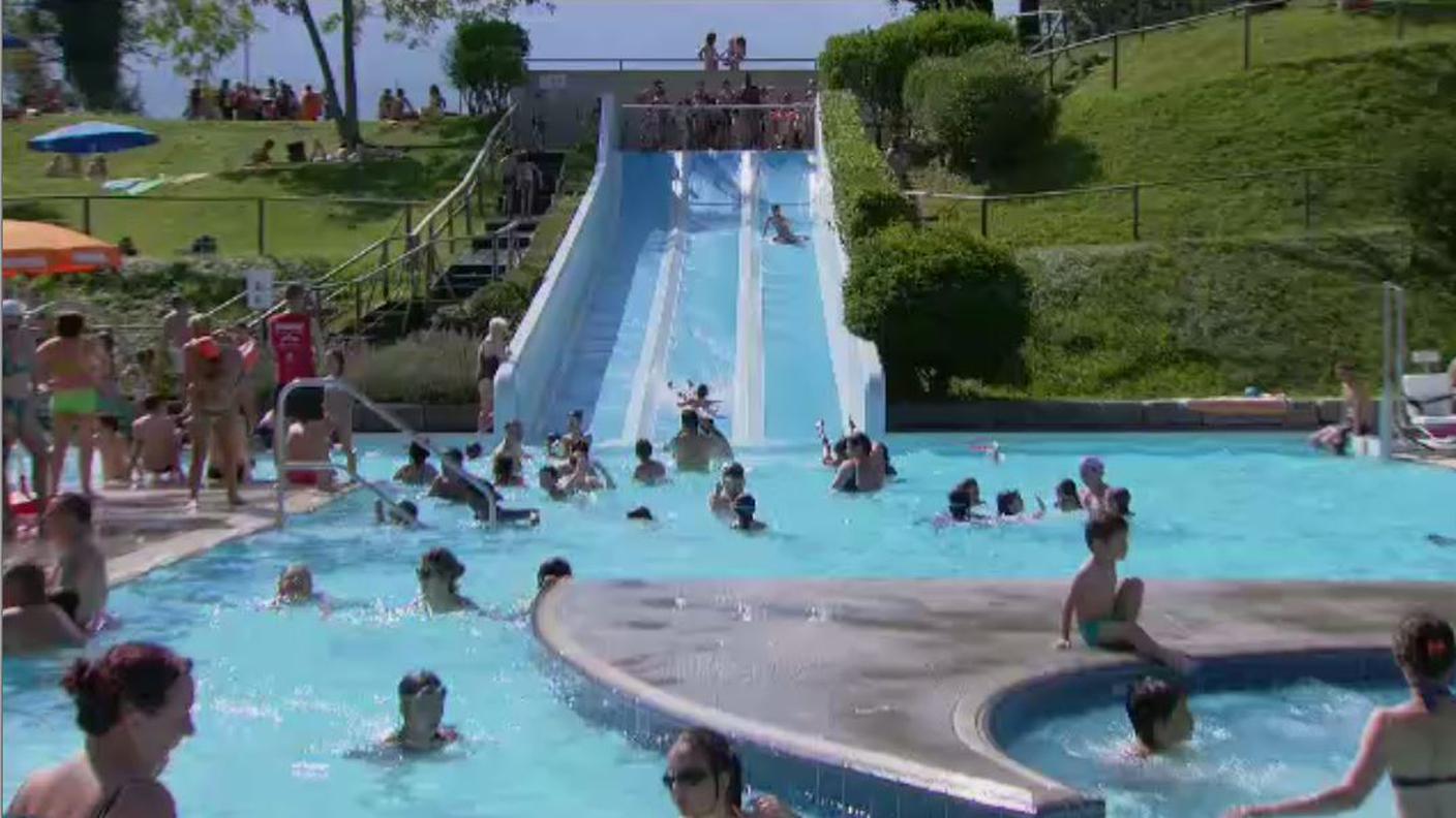 tragedia sfiorata in piscina