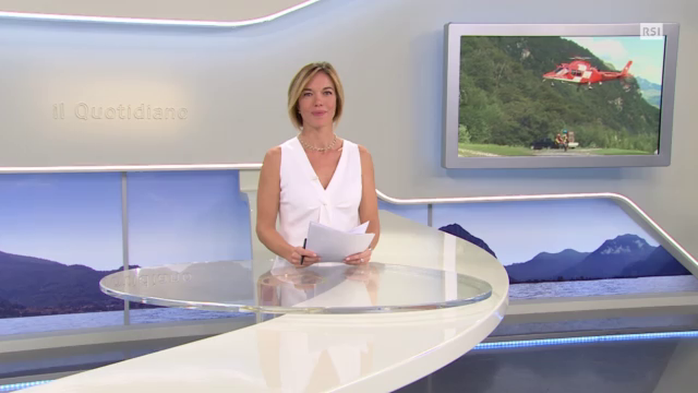 IL QUOTIDIANO (LA1) 2014-08-17 19:35:00: CONSIGLIO FEDEREALE IN TICINO