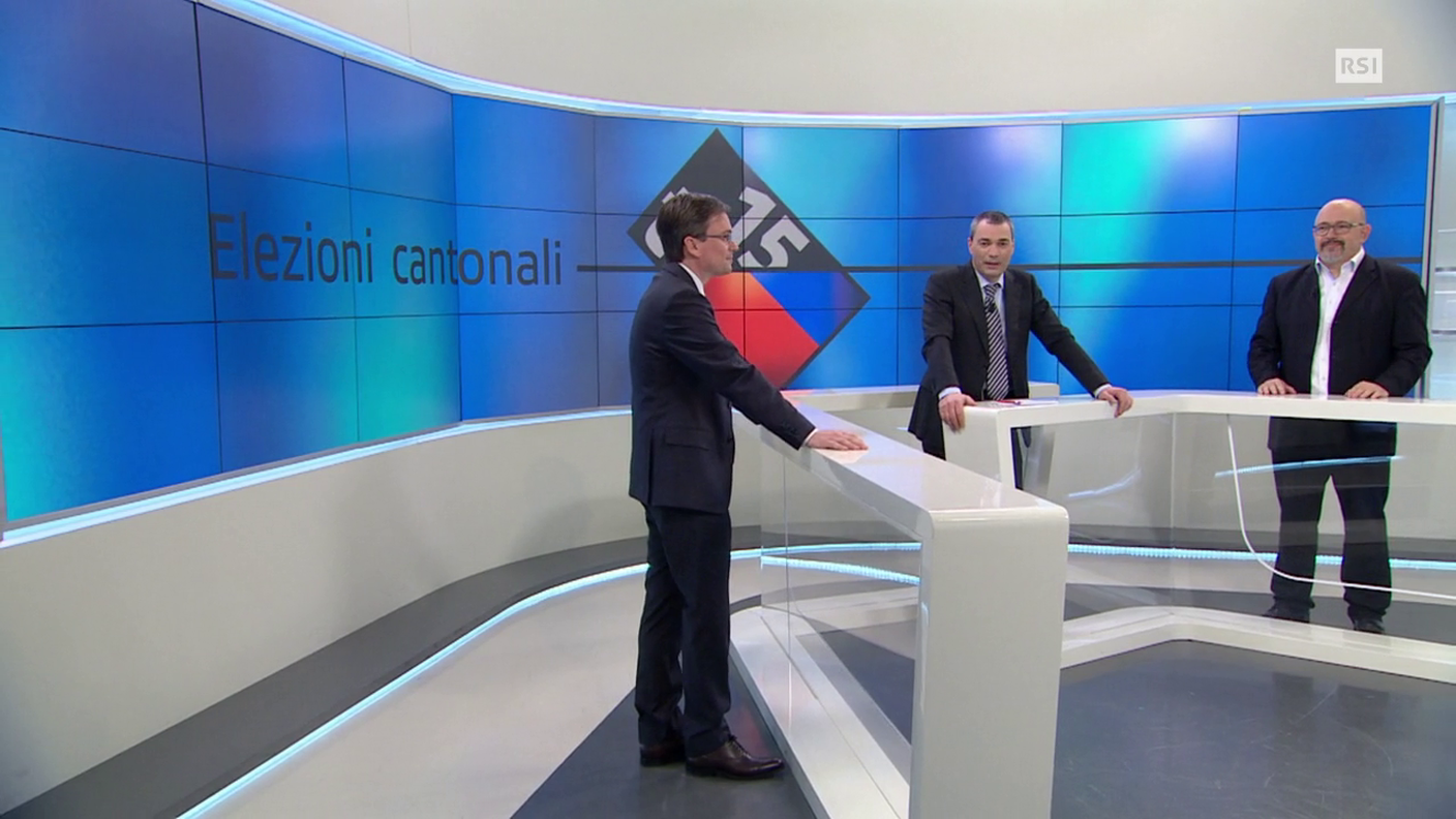 26.03.2015: Elezioni cantonali ticinesi, faccia a faccia Vitta-Savoia