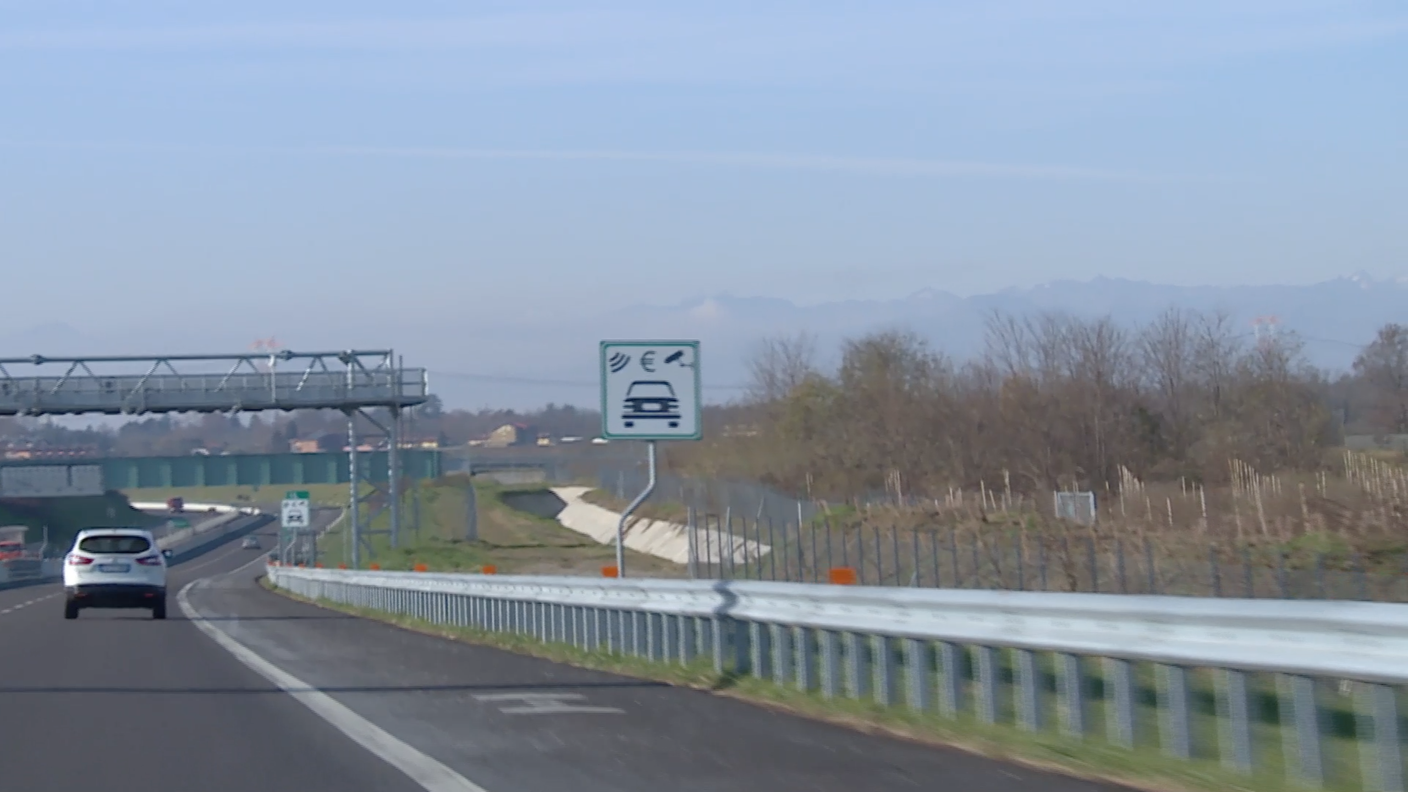 cartello pedaggio pedemontana