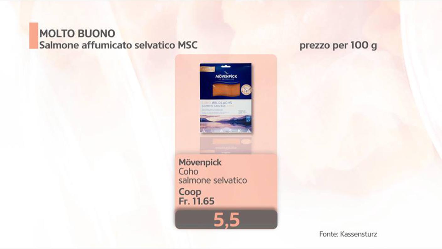 Il vincitore della degustazione di salmoni affumicati