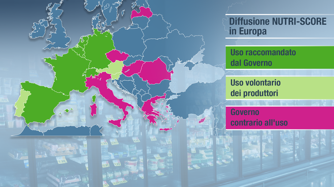 CARTINA NUTRISCORE - EUROPA