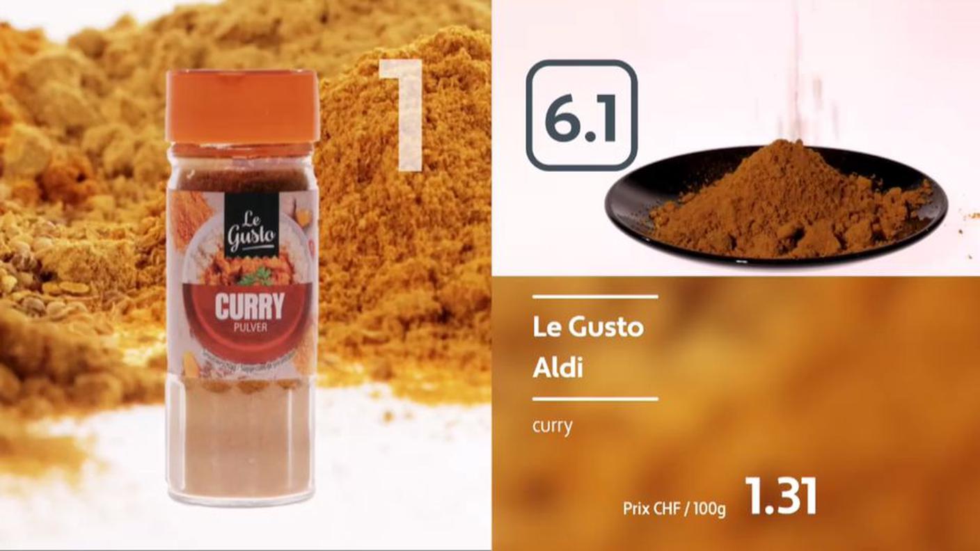 1° posto: Curry Le Gusto venduto da Aldi