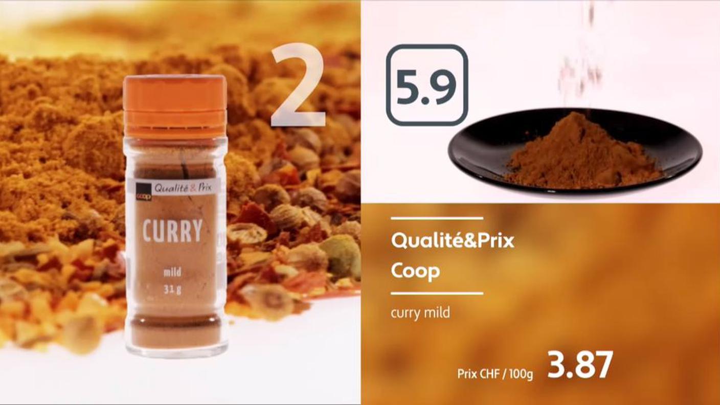 2° posto: Curry mild Qualité&Prix di Coop