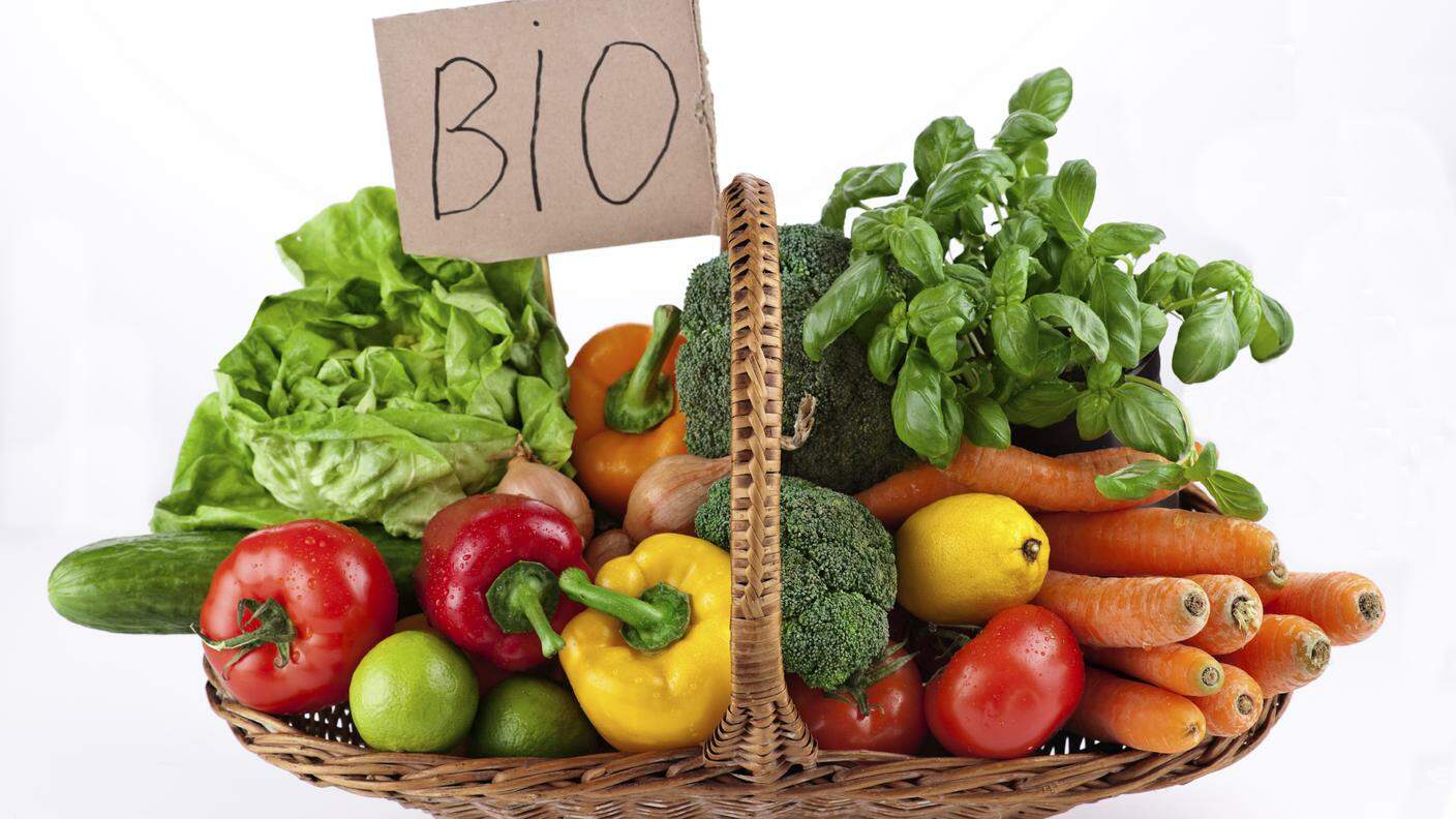 bio biologico frutta verdura cestino