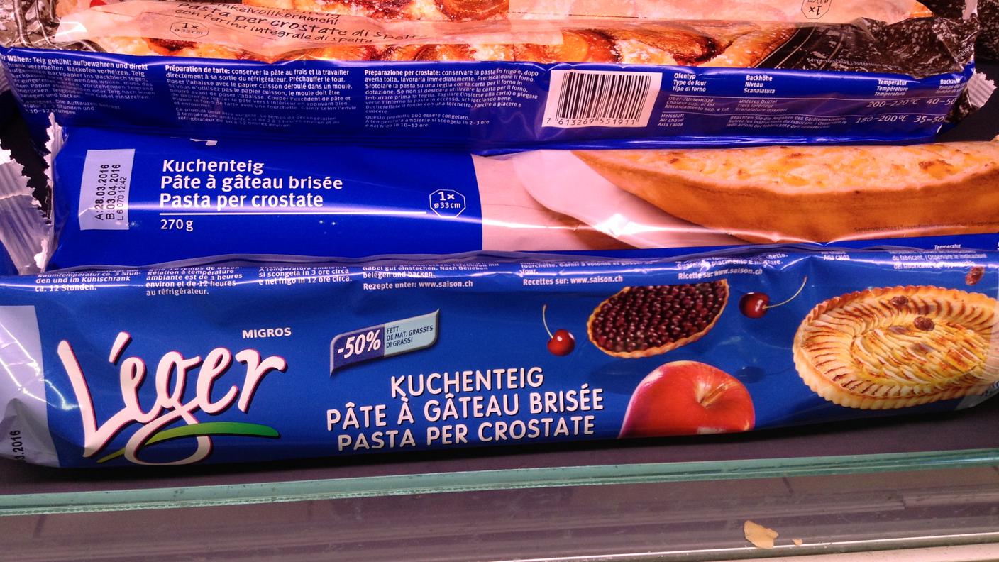 Pasta per crostate Léger