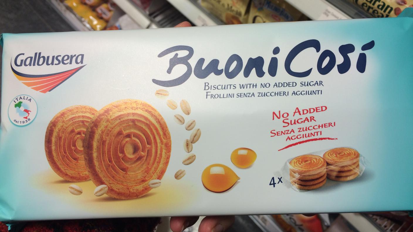 Frollini senza zuccheri aggiunti