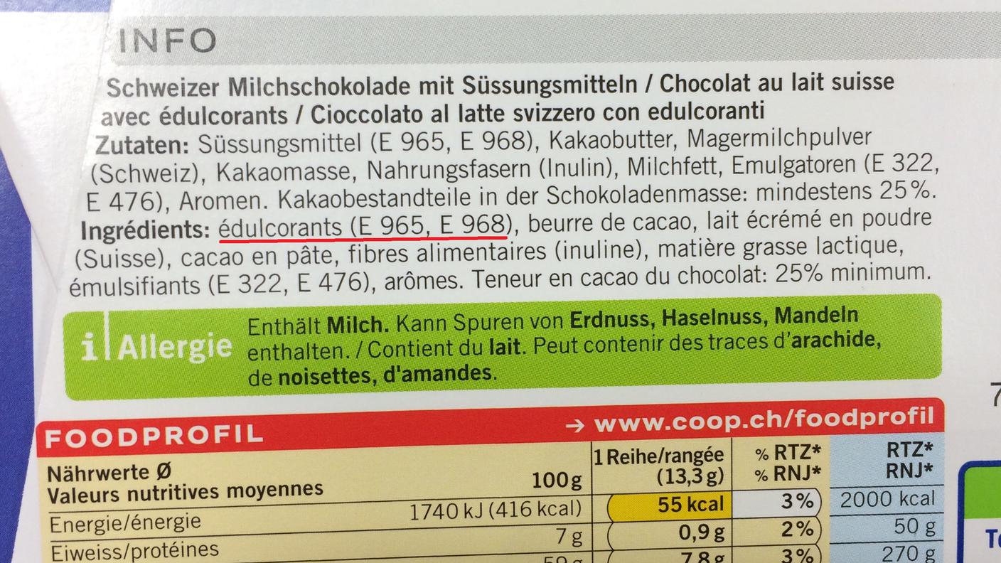 Cioccolata light - ingredienti