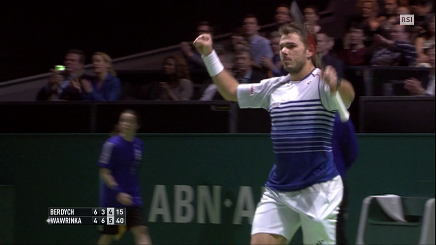 15.02.2015: Wawrinka vince a Rotterdam