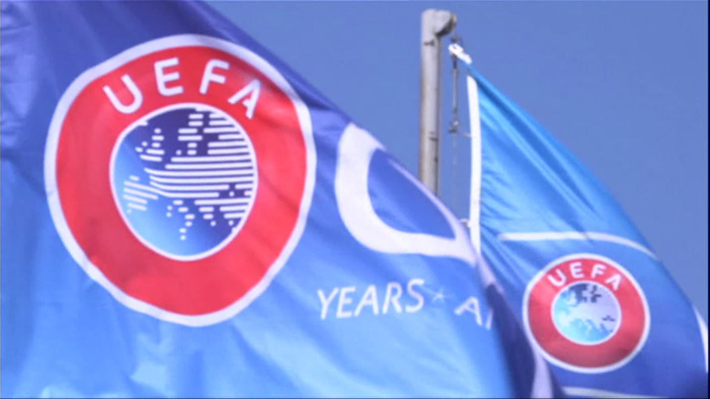 La bandiera UEFA