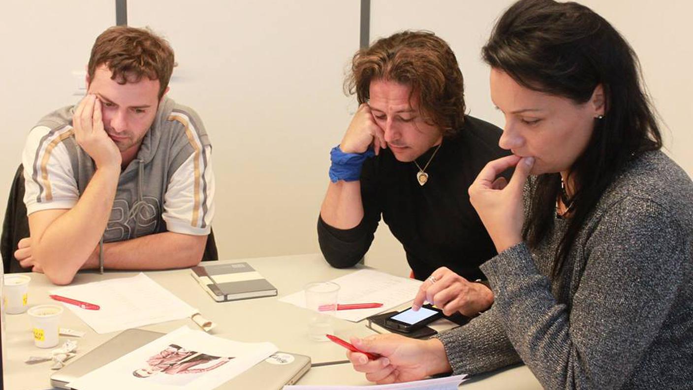 Paolo Meneguzzi, Iris Moné e Simone Tomassini