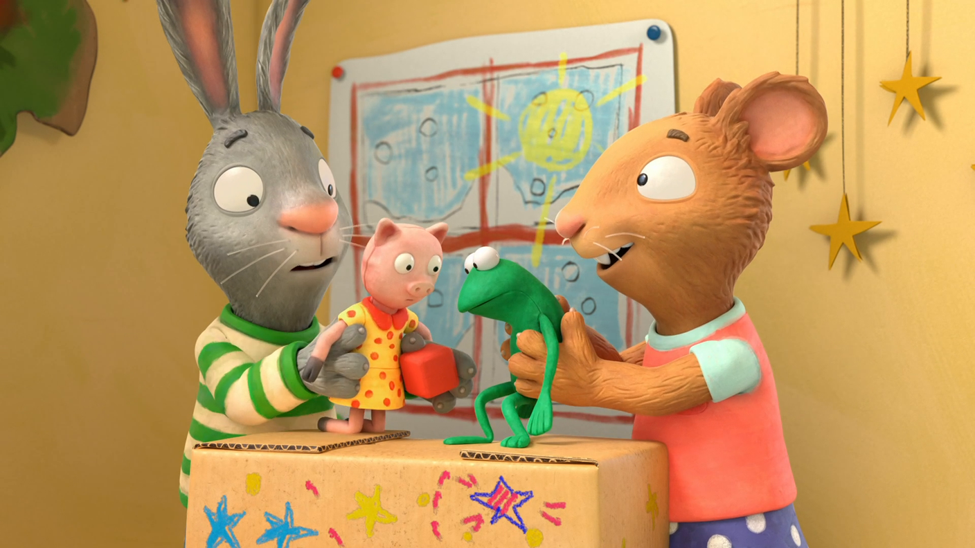 Lo spettacolo di Piggy e Froggy - Pip and Posy