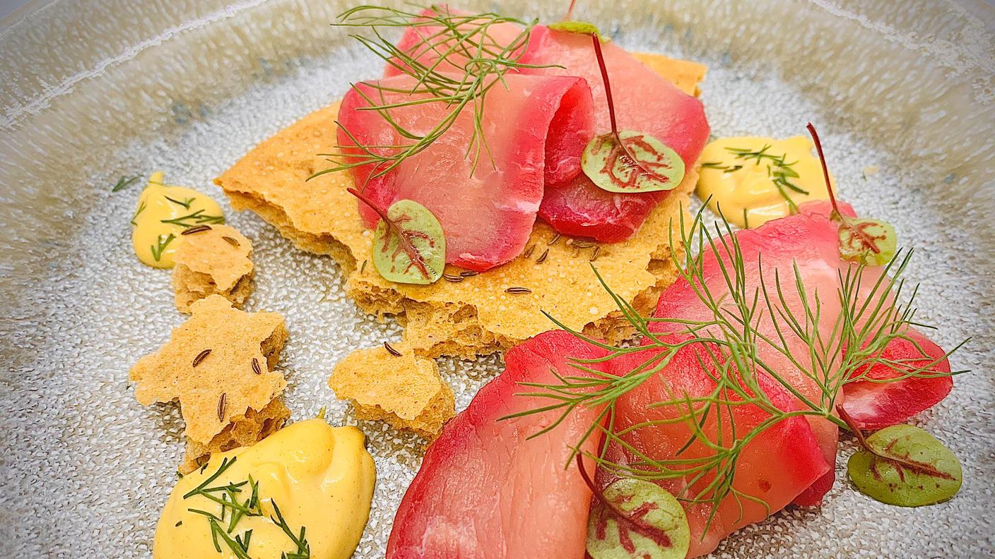 La mia idea di “gravlax” di vitello.JPG