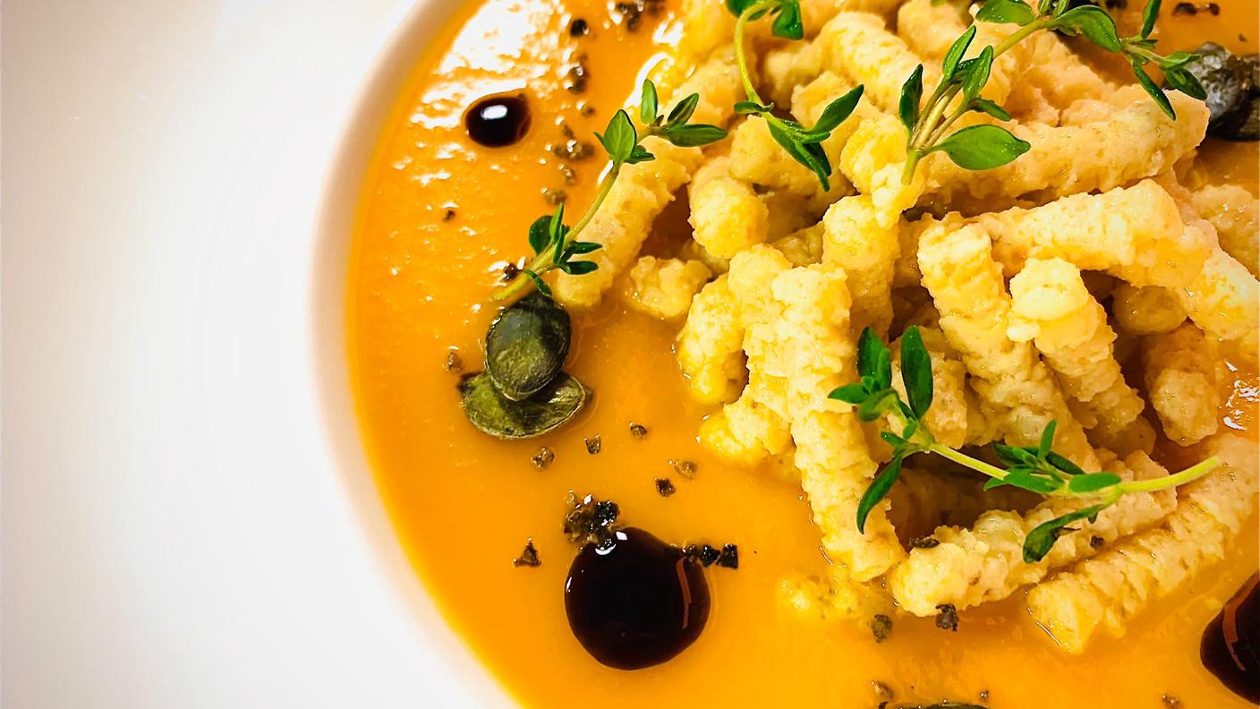 Passatelli in crema di zucca.JPG