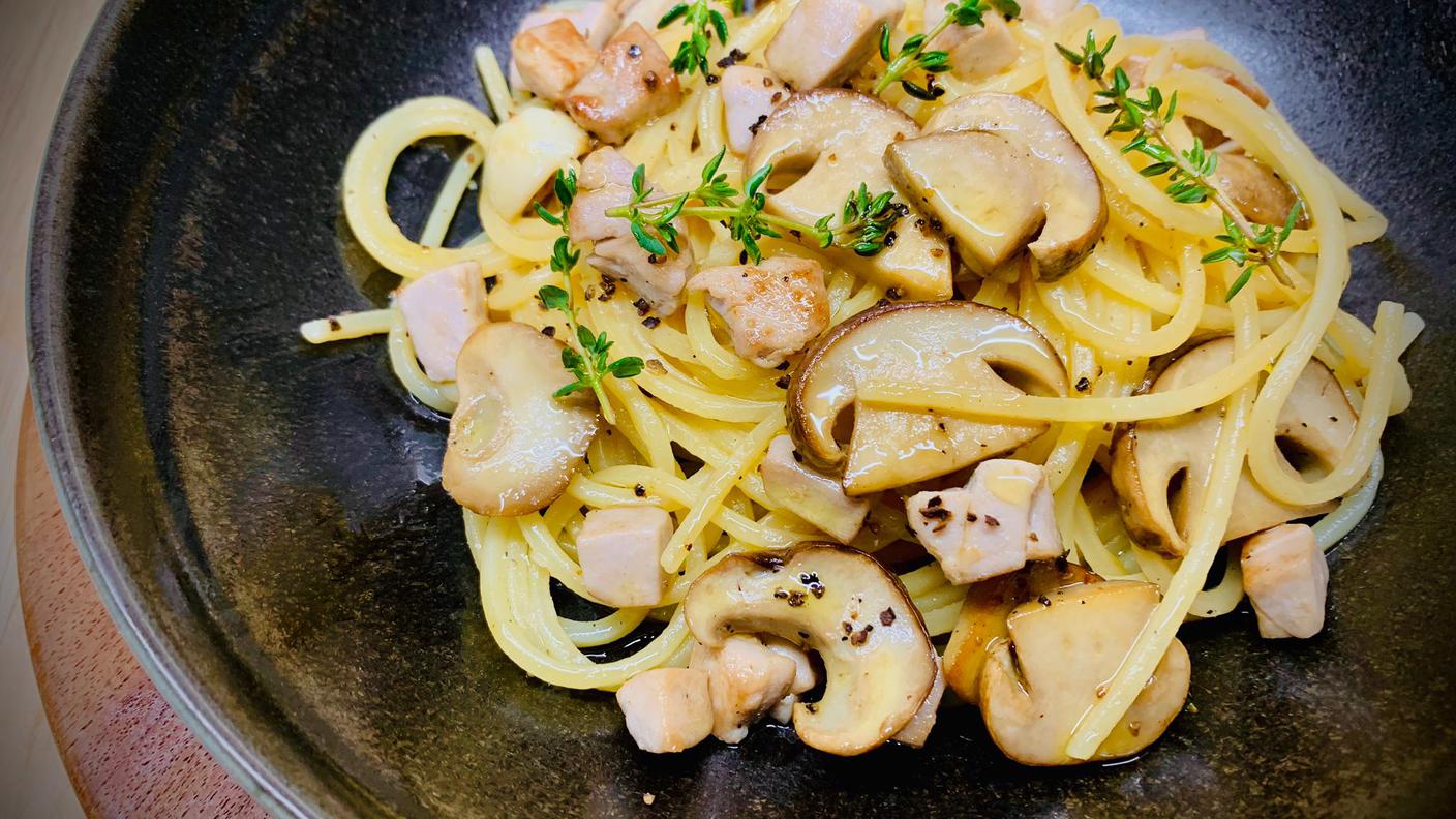 Chitarrina con tonno fresco, porcini e zenzero.jpg