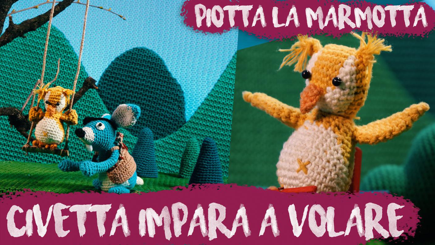 Civetta impara a volare
