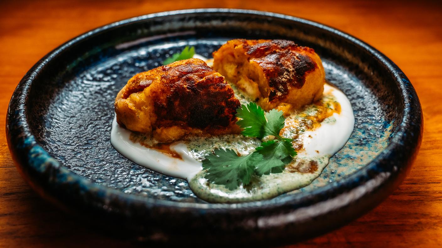 Büscionette indiane con chutney alla menta