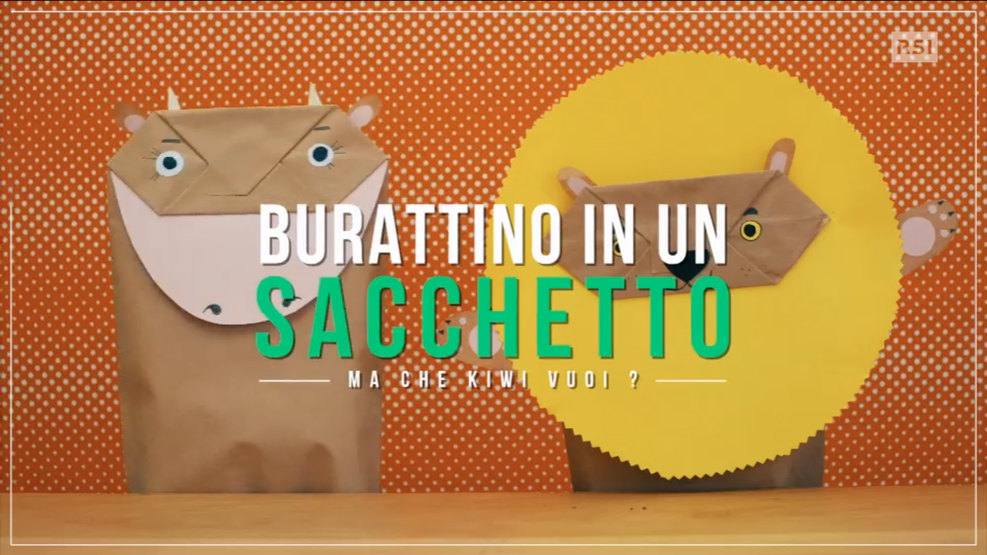 Burattino in un sacchetto
