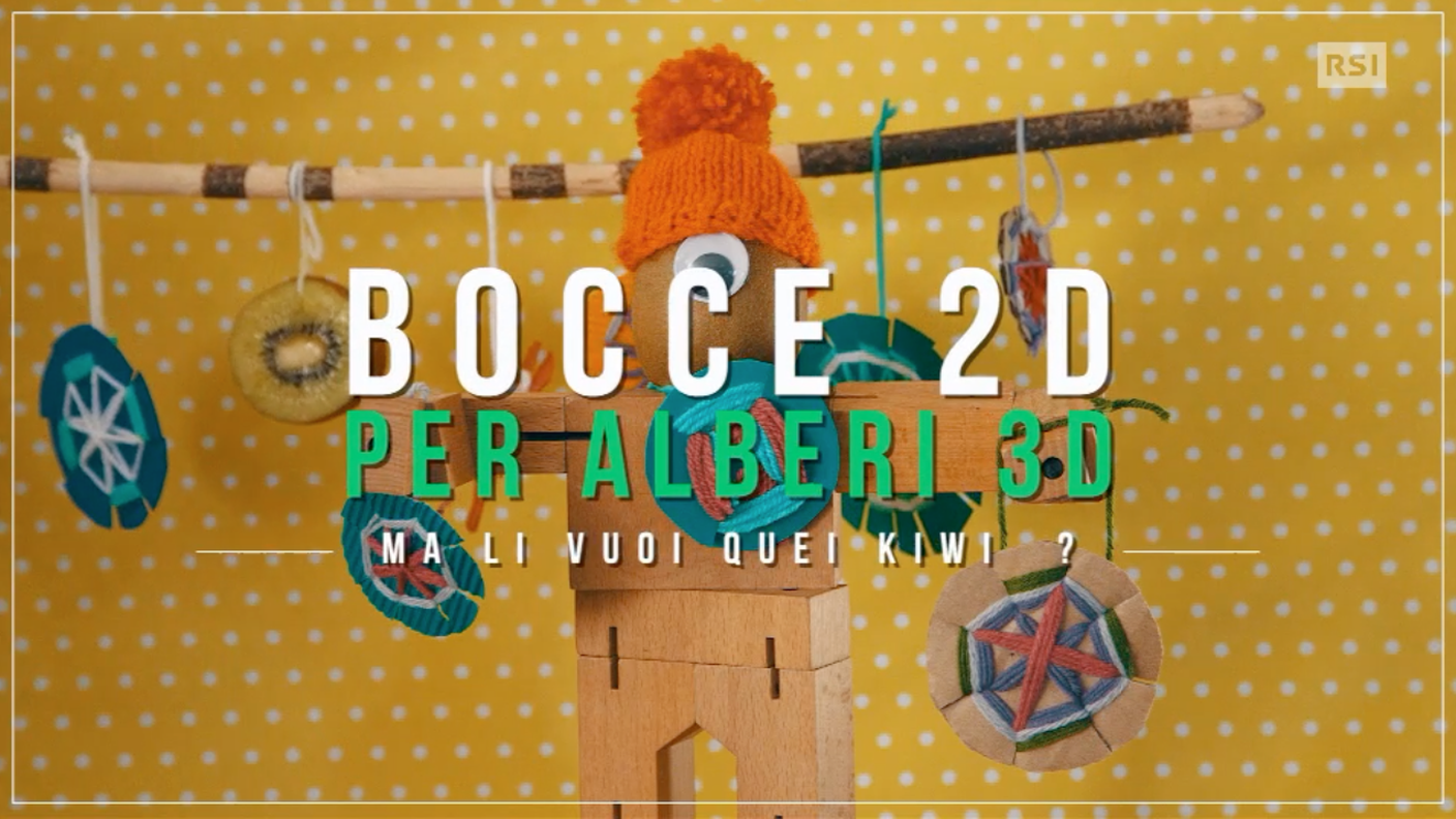 Bocce 2D per veri alberi 3D