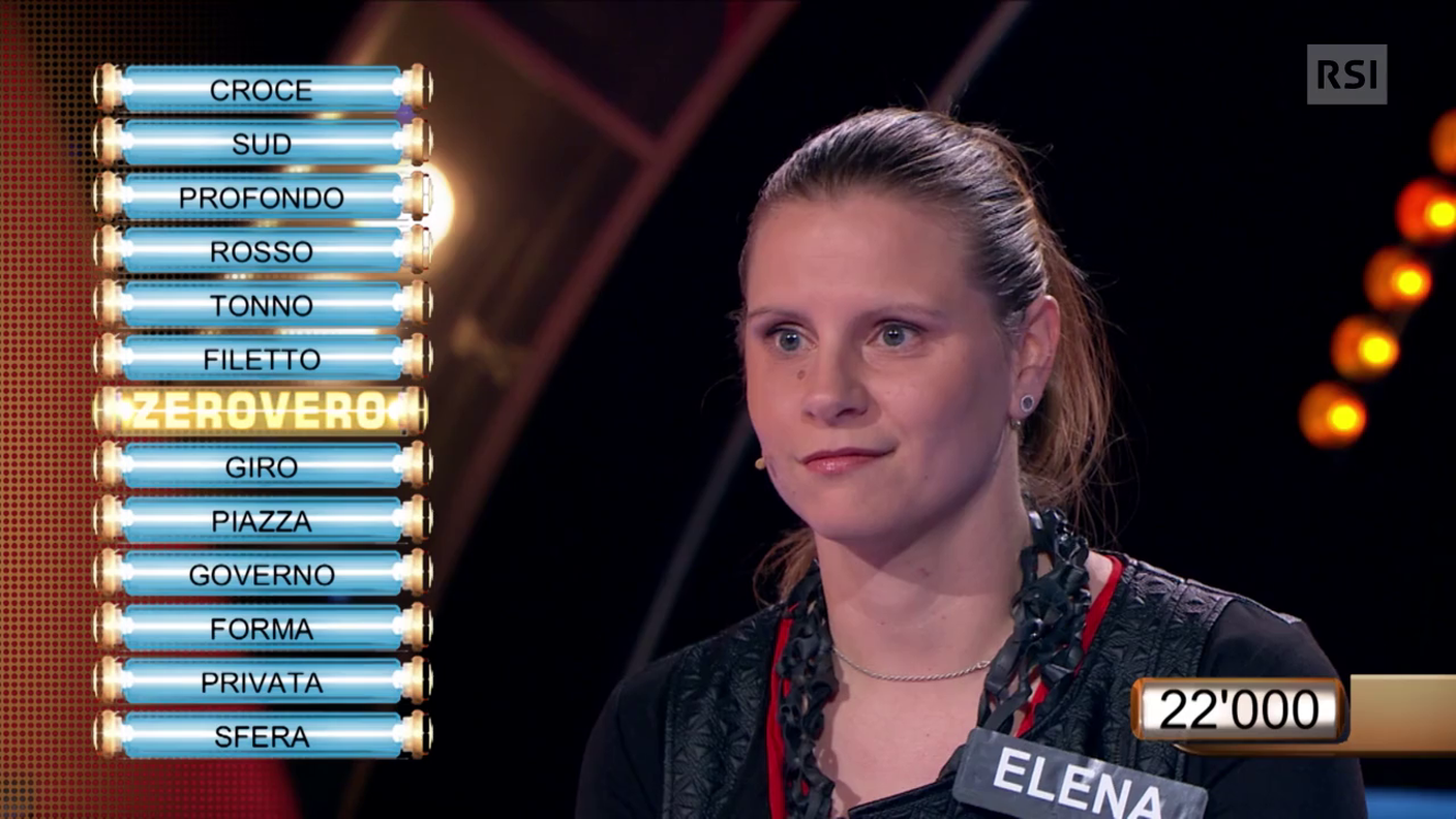 Elena vince 22'000 franchi