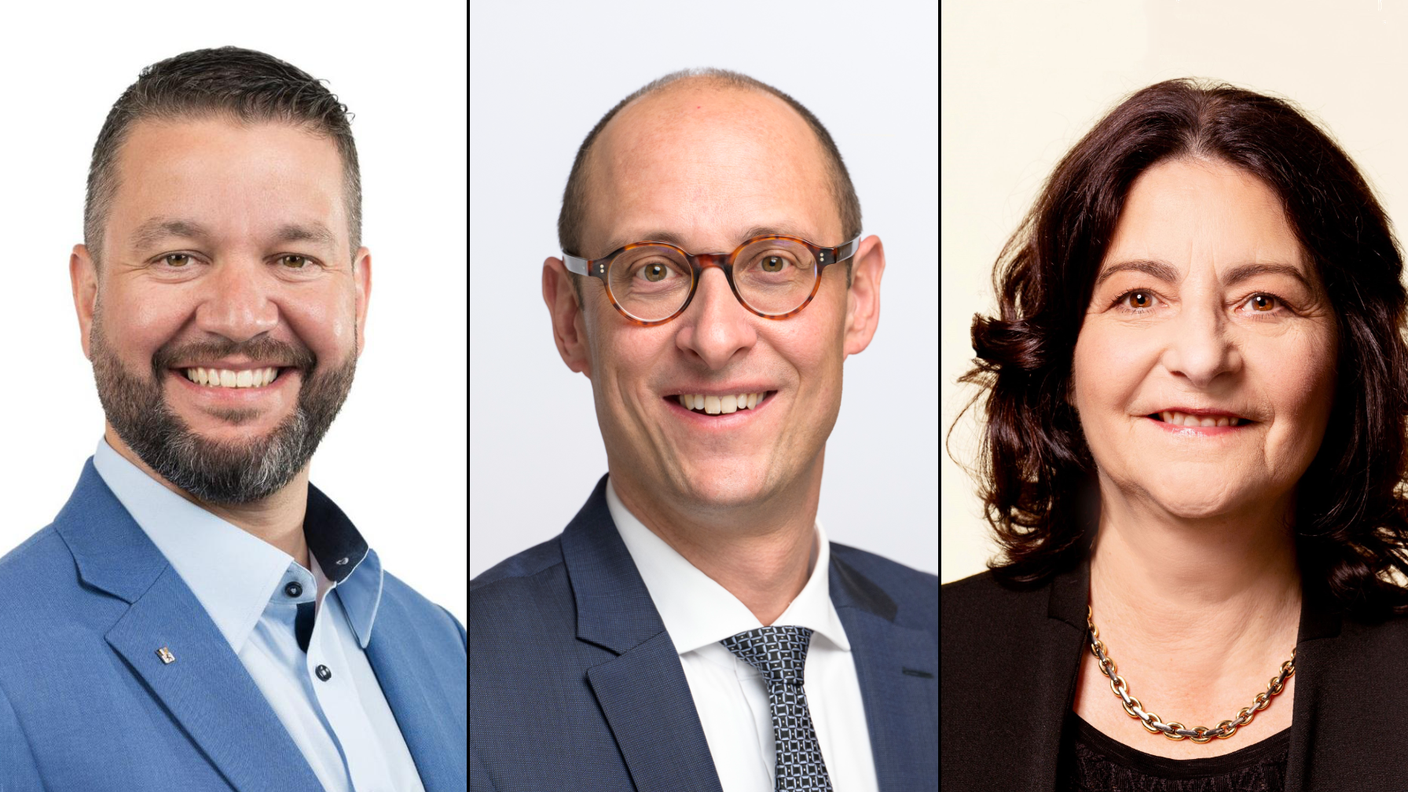 Roman Hug, Martin Candinas e Anna Giacometti