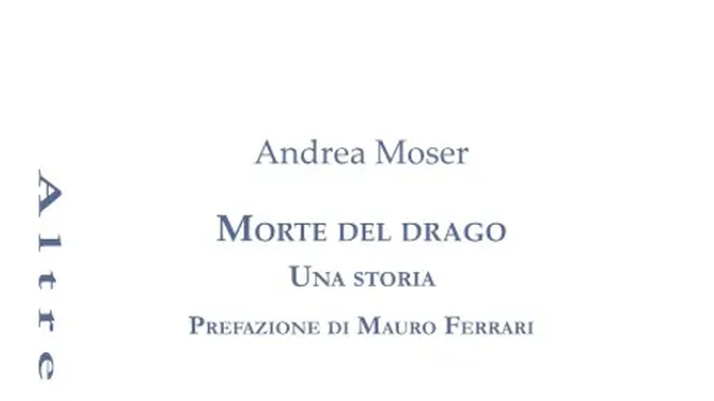 “Morte del drago. Una storia” di Andrea Moser, Puntocapo (dettaglio di copertina)