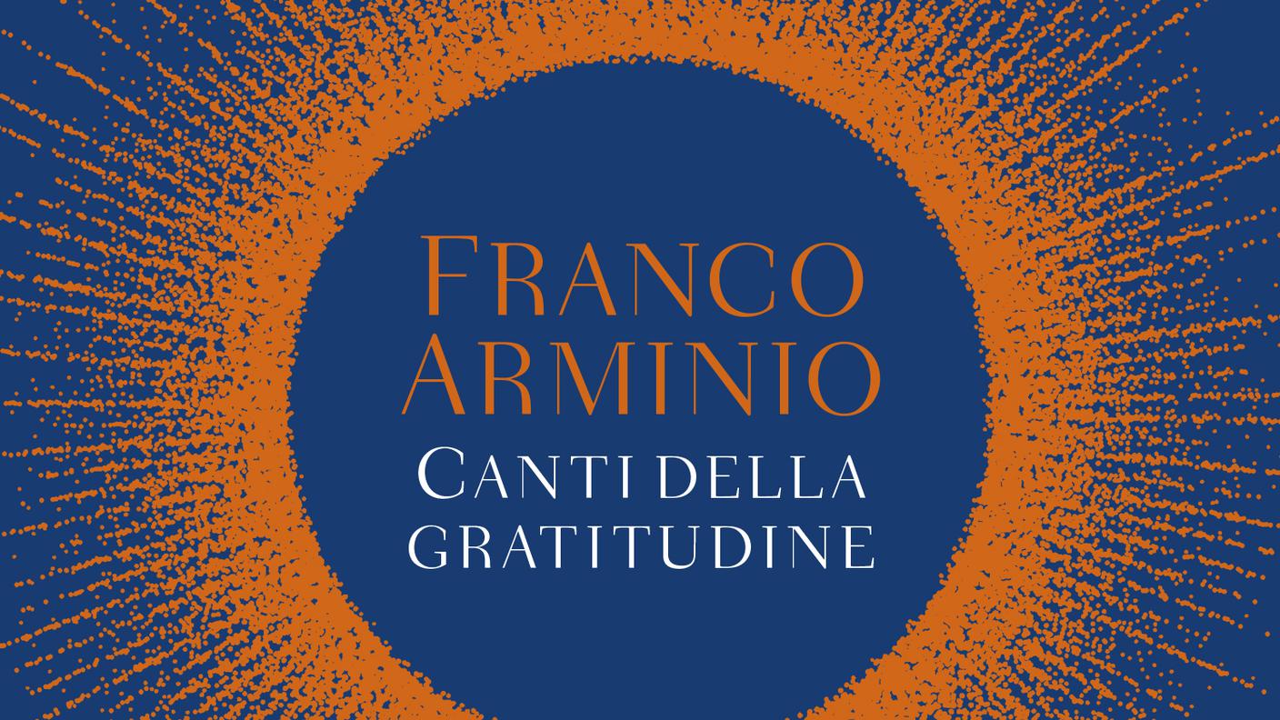 “Canti della gratitudine” di Franco Arminio, Bompiani (dettaglio di copertina)