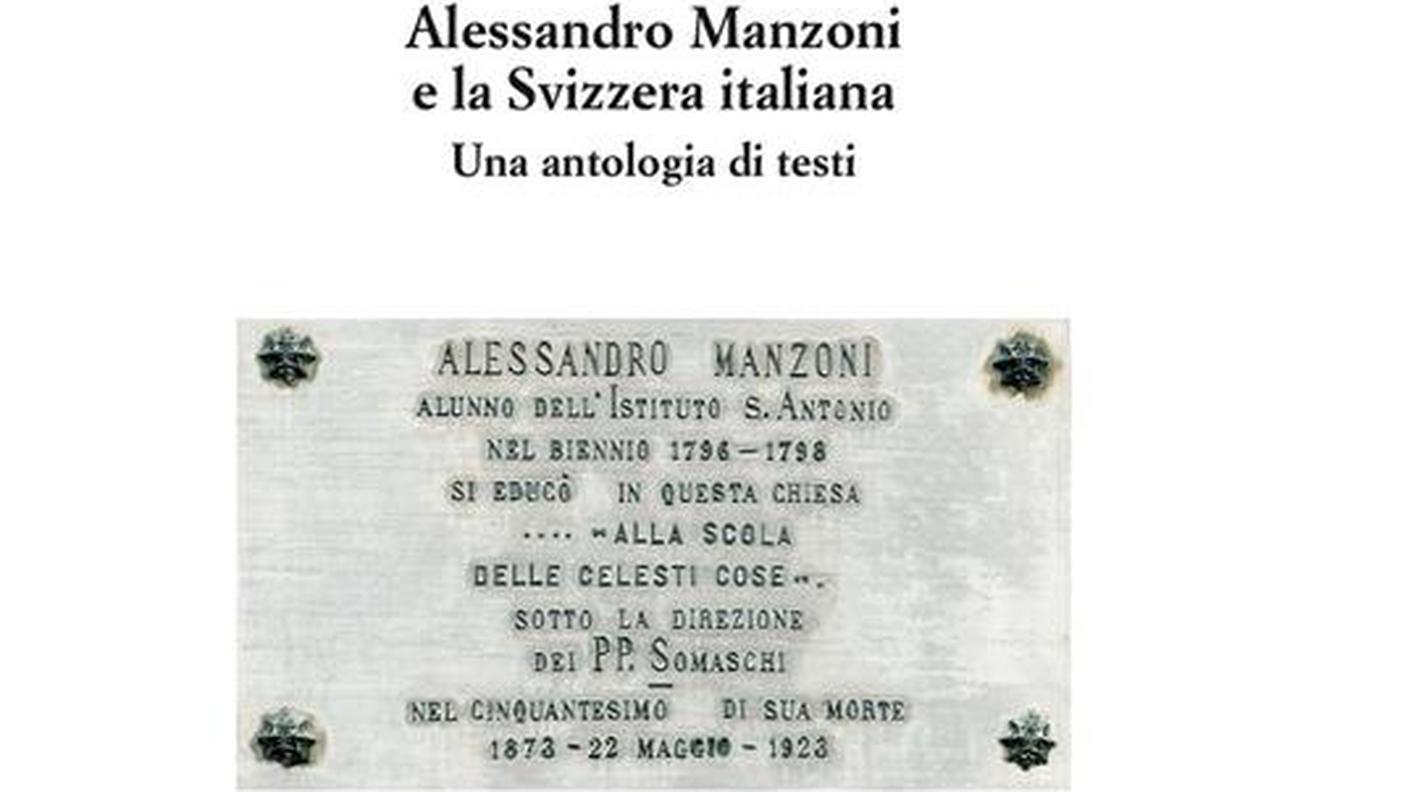 "Alessandro Manzoni e la Svizzera italiana" di William Spaggiari e Aurelio Sargenti, Giampiero Casagrande (dettaglio di copertina)