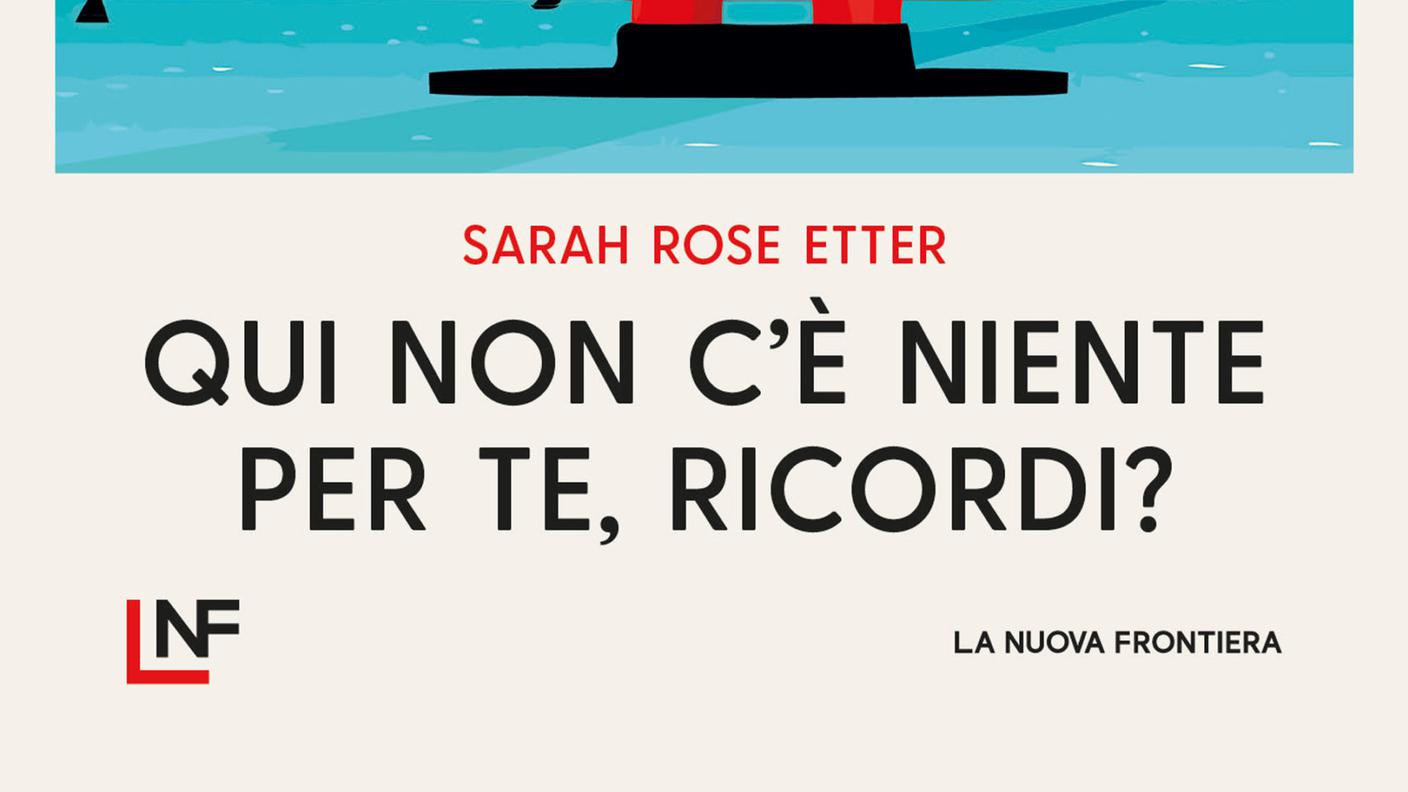 "Qui non c’è niente per te, ricordi?" di Sarah Rose Etter, Sarah Rose Etter, traduzione di Lorenzo Medici, La Nuova Frontiera Edizioni, (dettaglio di coportina)
