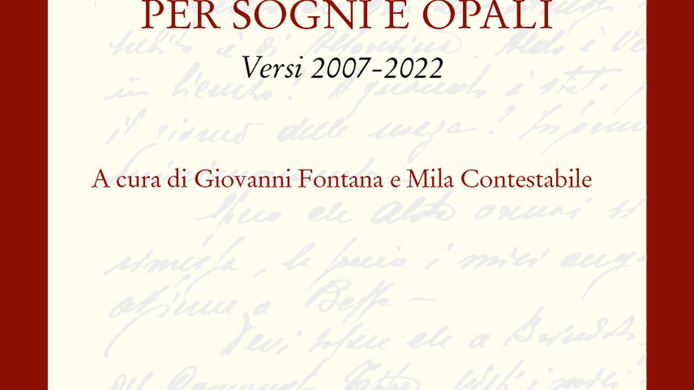 “Derivare per sogni e opali”, di Fabio Contestabile, Manni (dettaglio di copertina)