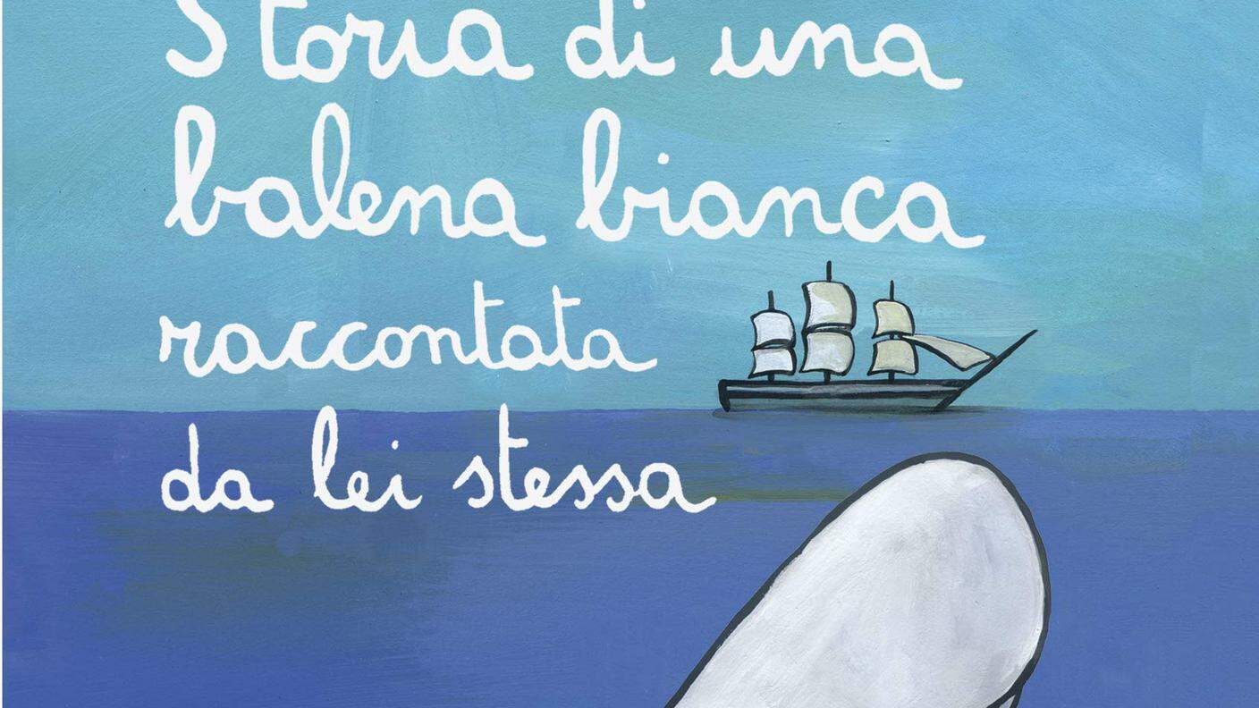 Luis Sepúlveda, "Storia di una balena bianca raccontata da sé stessa", Guanda editore (dettaglio copertina)