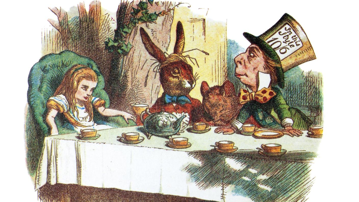 iStock-Alice nel Paese delle Meraviglie, Invito al tè, Movimento Tea Party, Mad Hatter, Illustrazione