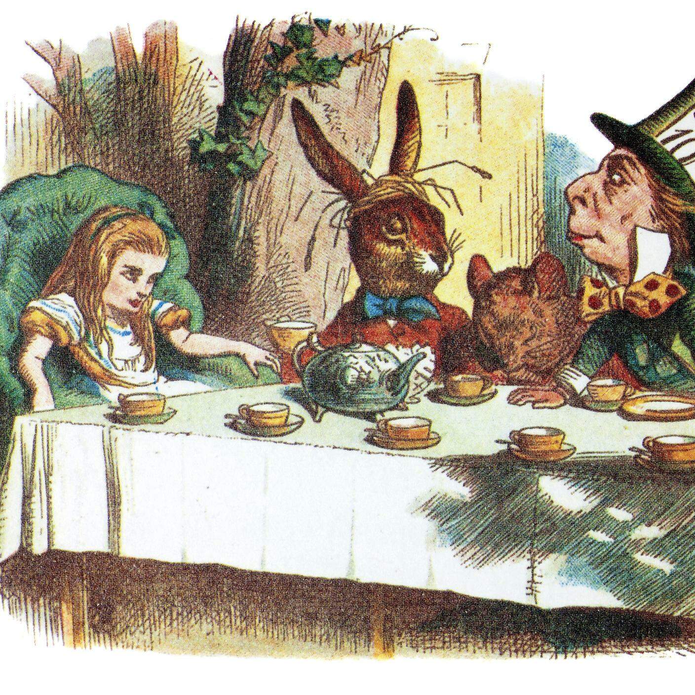 iStock-Alice nel Paese delle Meraviglie, Invito al tè, Movimento Tea Party, Mad Hatter, Illustrazione