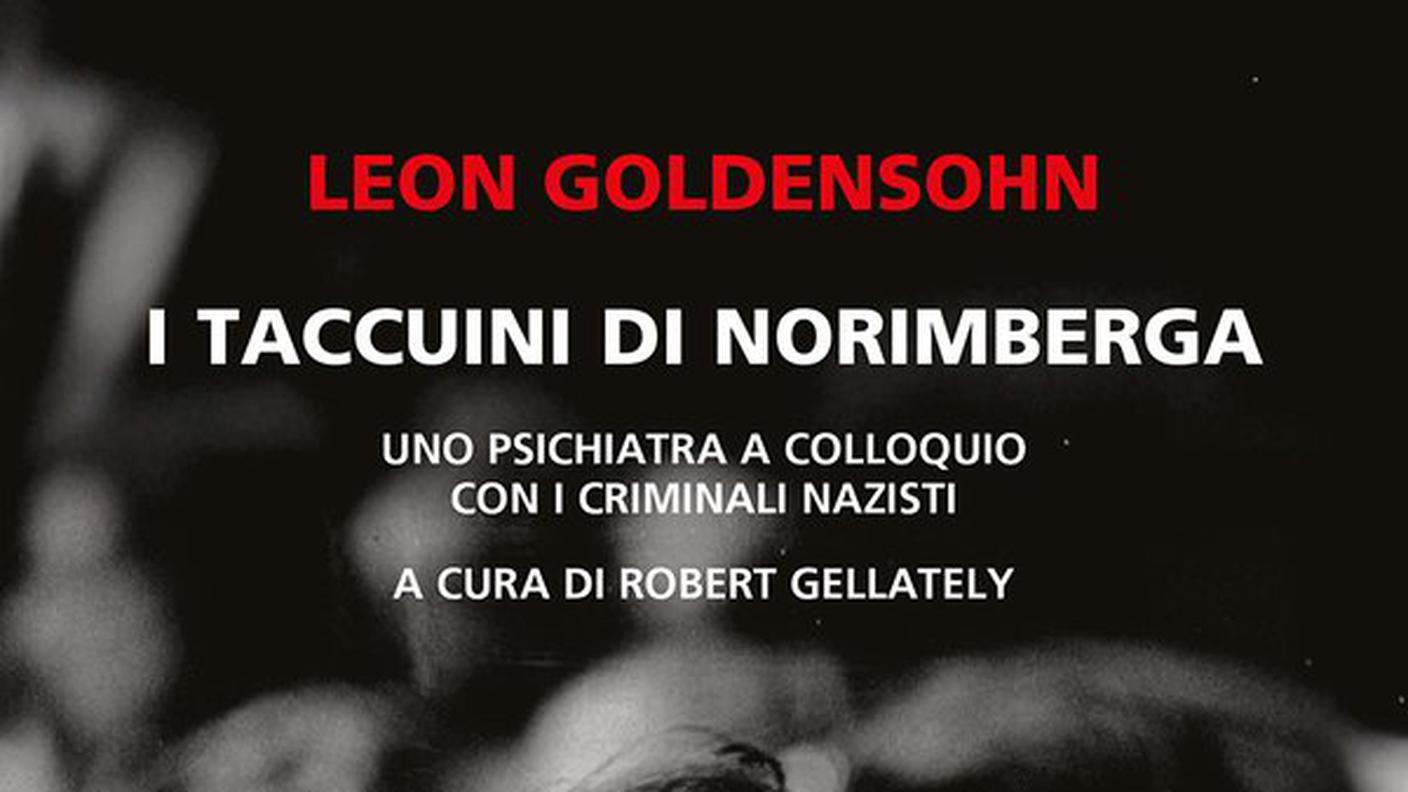 "I Taccuini di Norimberga" di Leon Goldensohn, Neri Pozza (dettaglio di copertina)