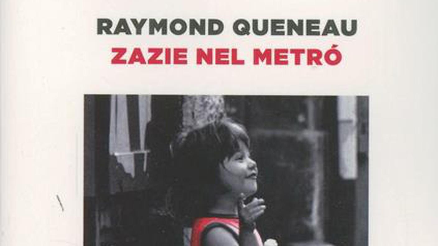“Zazie nel metró” di Raymond Queneau, Einaudi editore (dettaglio di copertina)