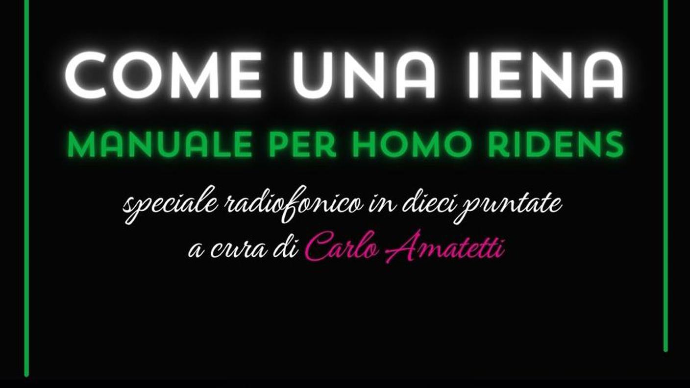 Come una iena, manuale per homo ridens 