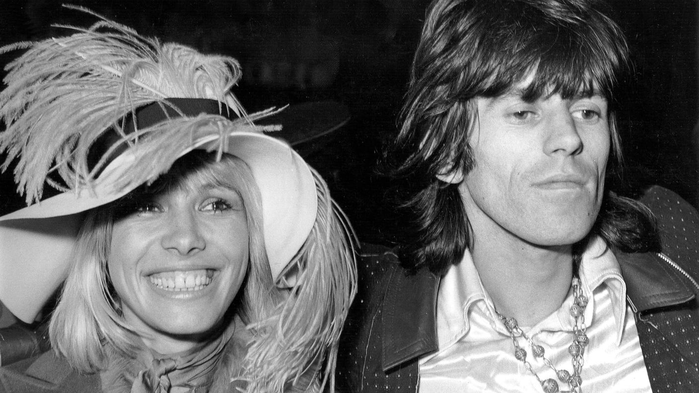 Anita Pallenberg e Keith Richards