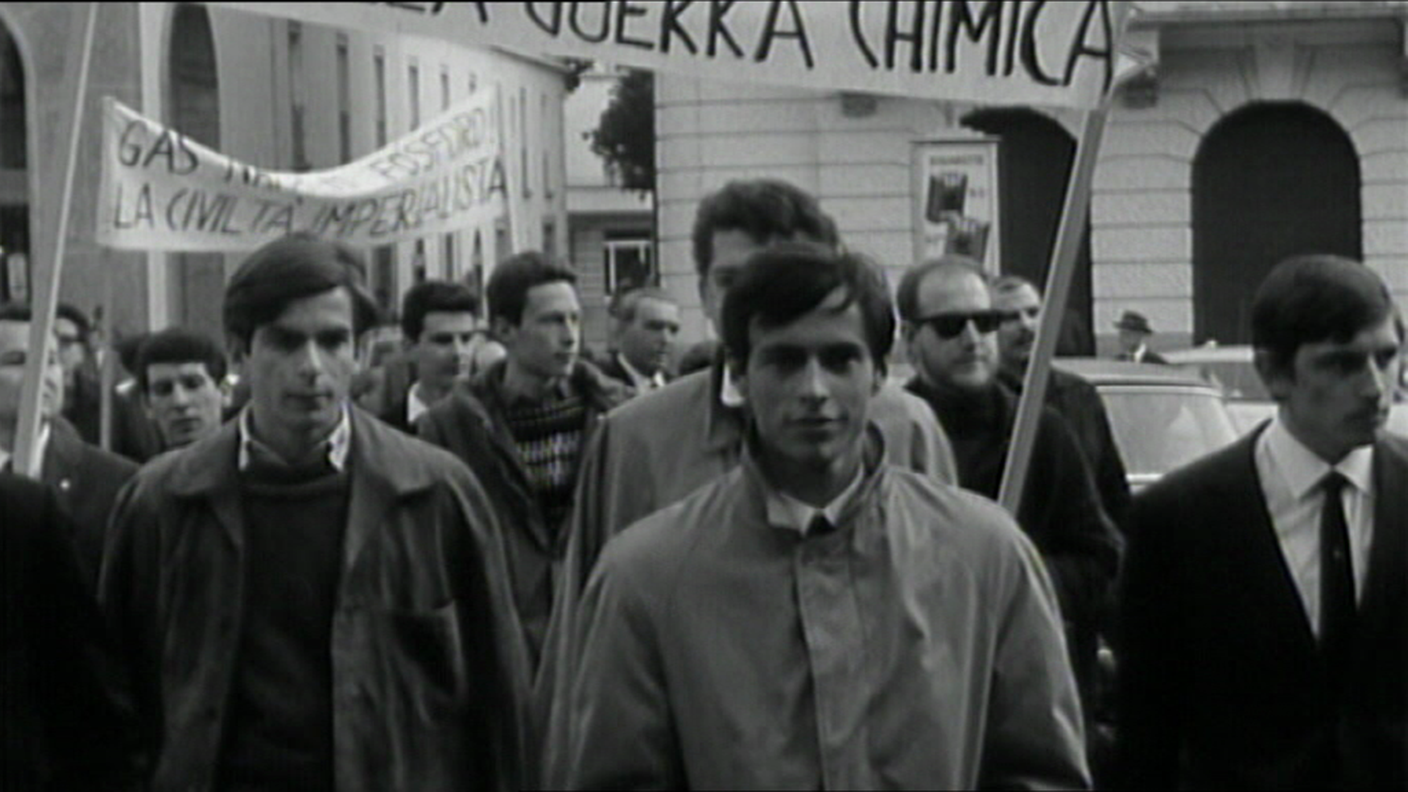 Fotogramma di un servizio del Regionale della TSI del 12 marzo 1968