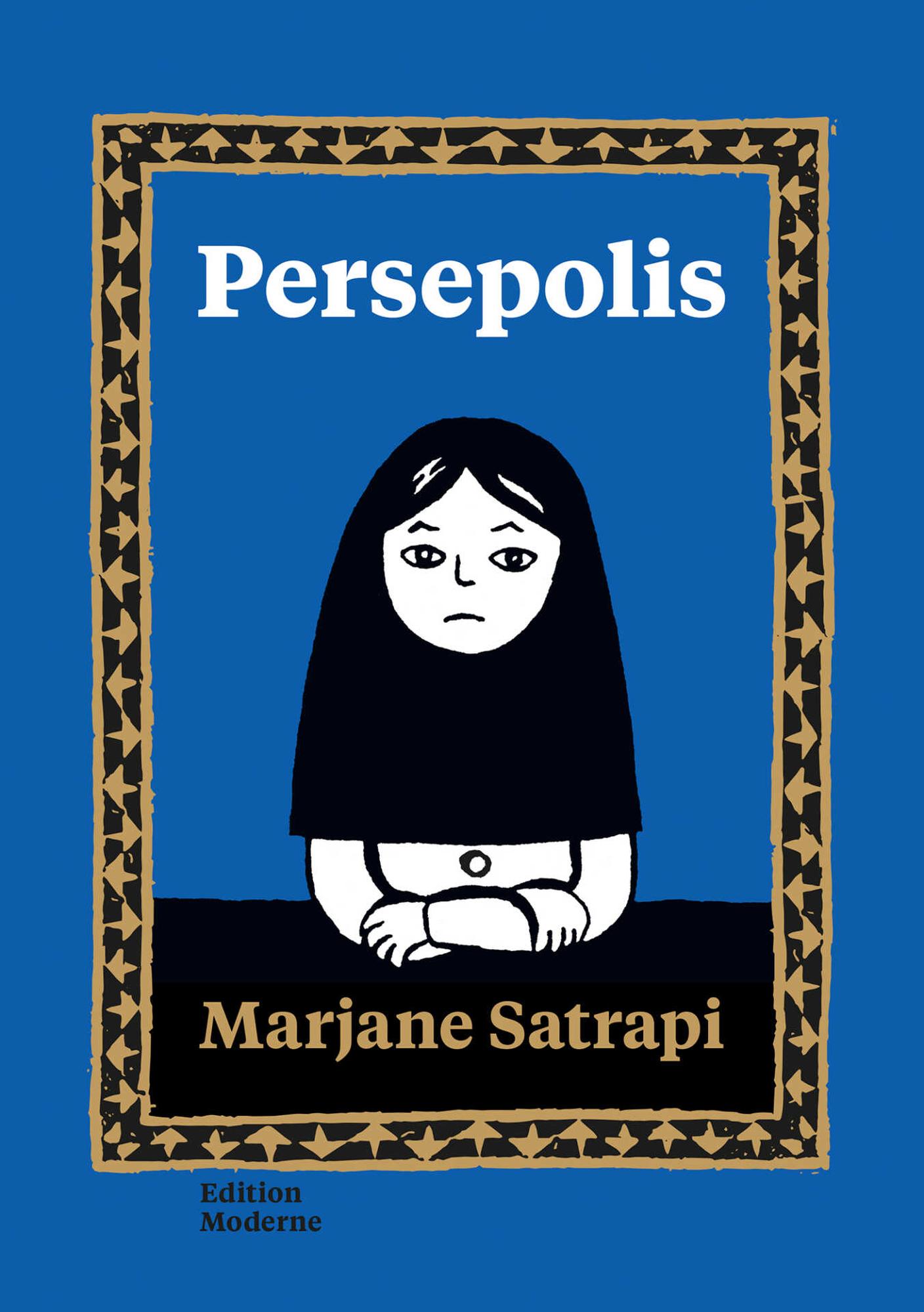 "Persepolis" di Marjane Satrapi, Edition Moderne (dettaglio di copertina)