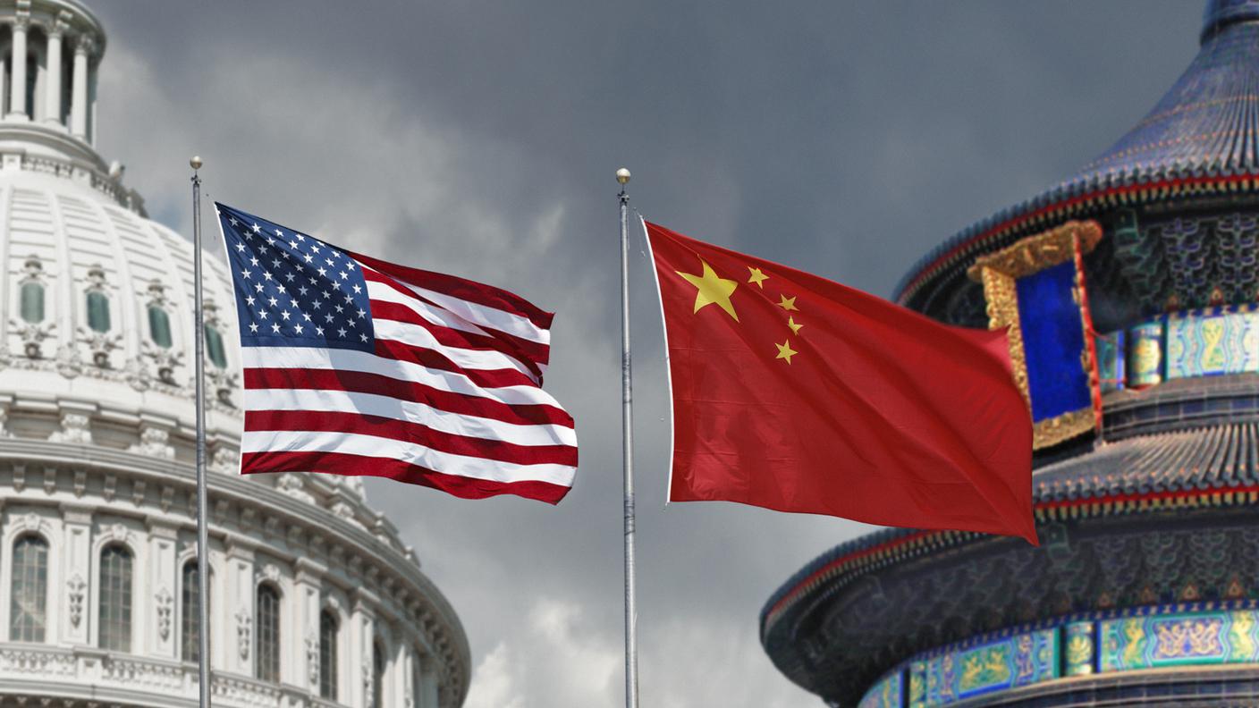 Bandiera Cina, bandiera USA