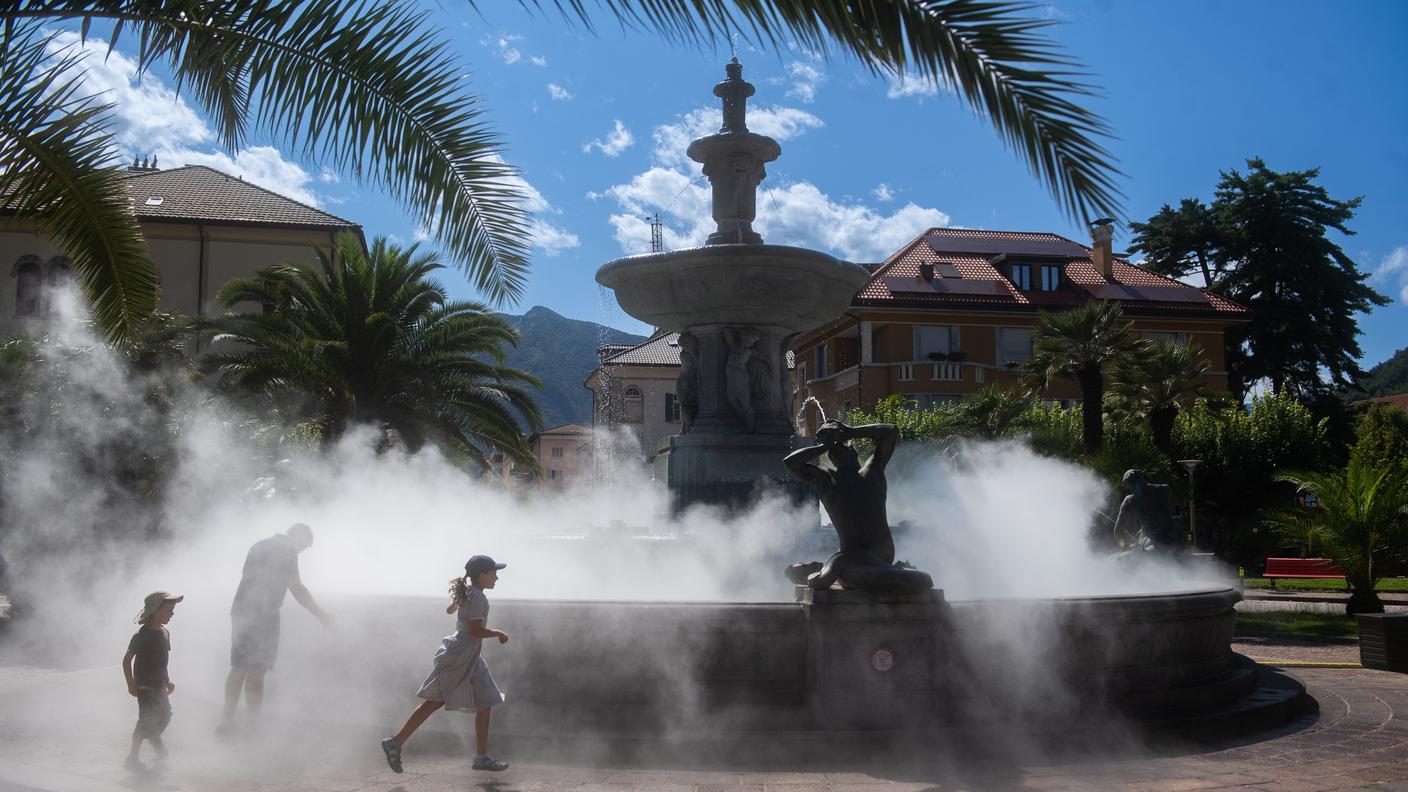 Fontana di Piazza Pedrazzini a Locarno