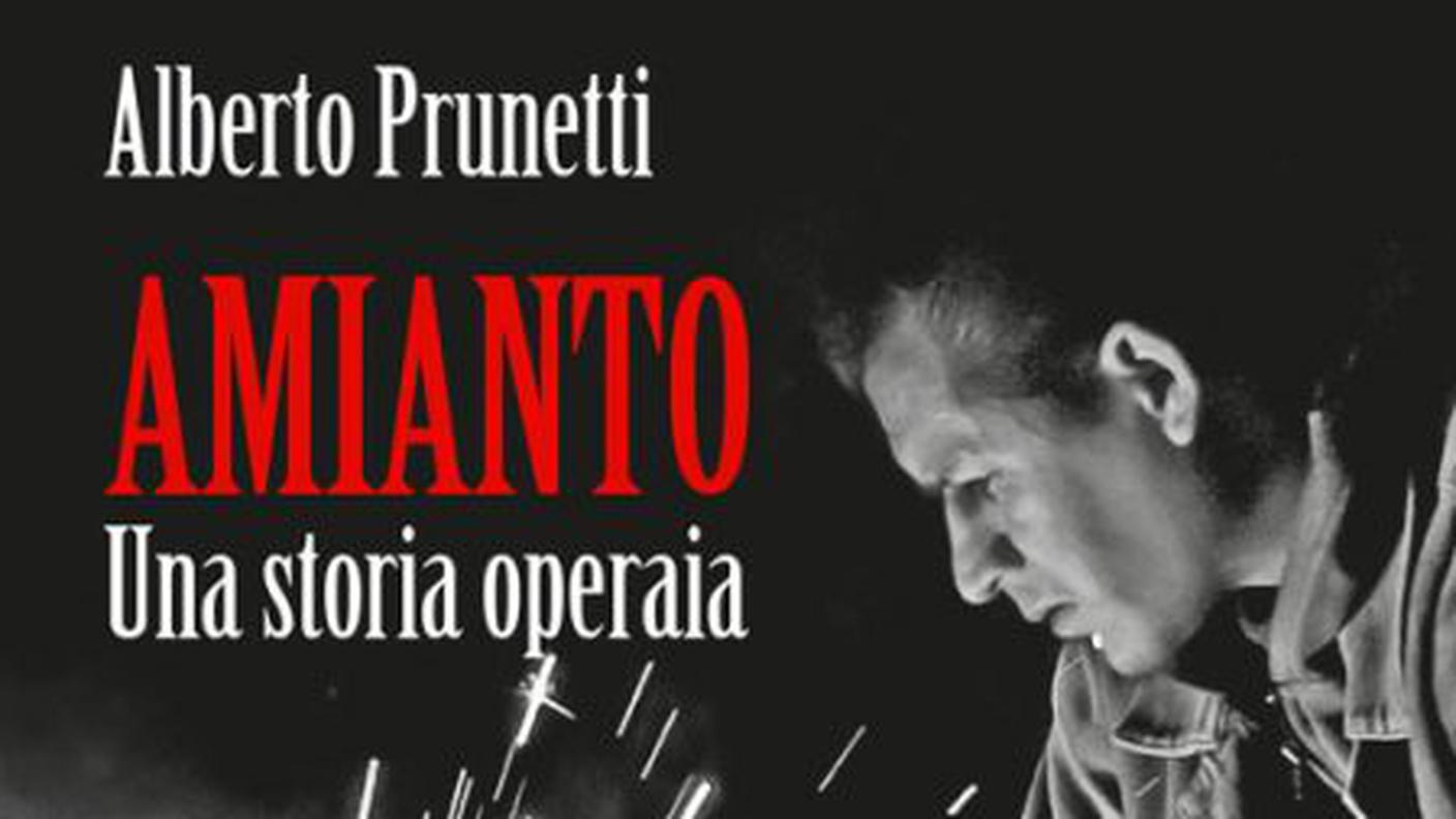 "Amianto. Una storia operaia" di Alberto Prunetti, Alegre Edizioni (dettaglio di copertina)