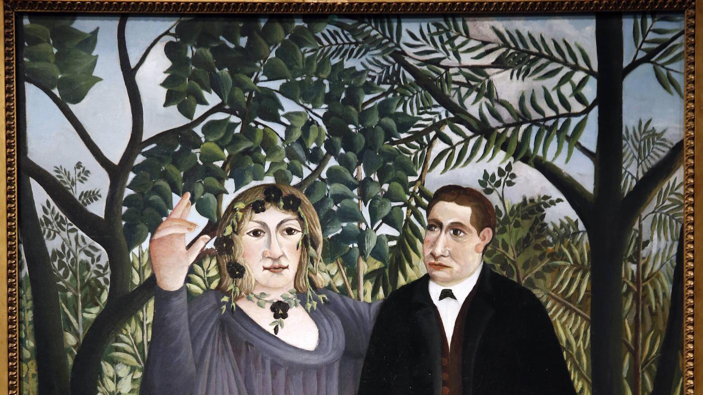 "Il poeta e la sua musa" (Guillaume Apollinaire & Marie Laurencin), Henri Rousseau
