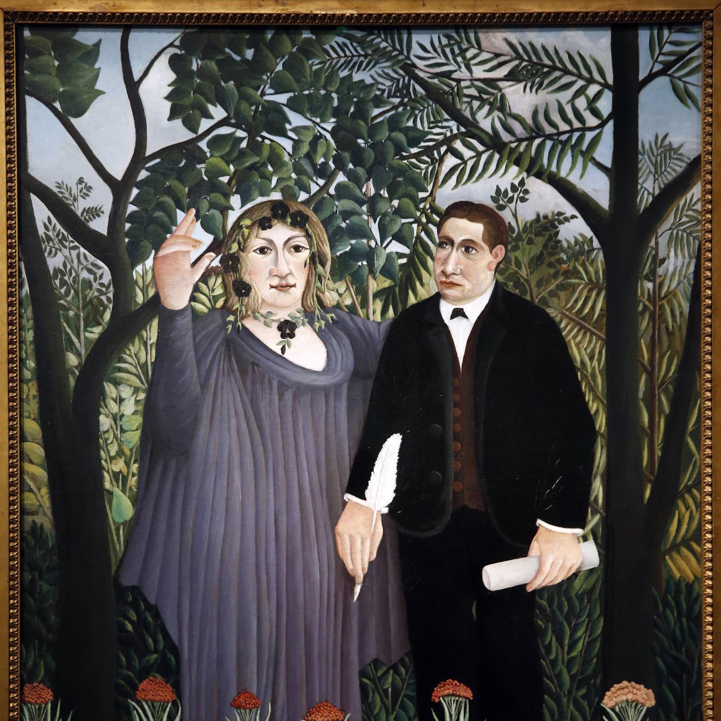 "Il poeta e la sua musa" (Guillaume Apollinaire & Marie Laurencin), Henri Rousseau