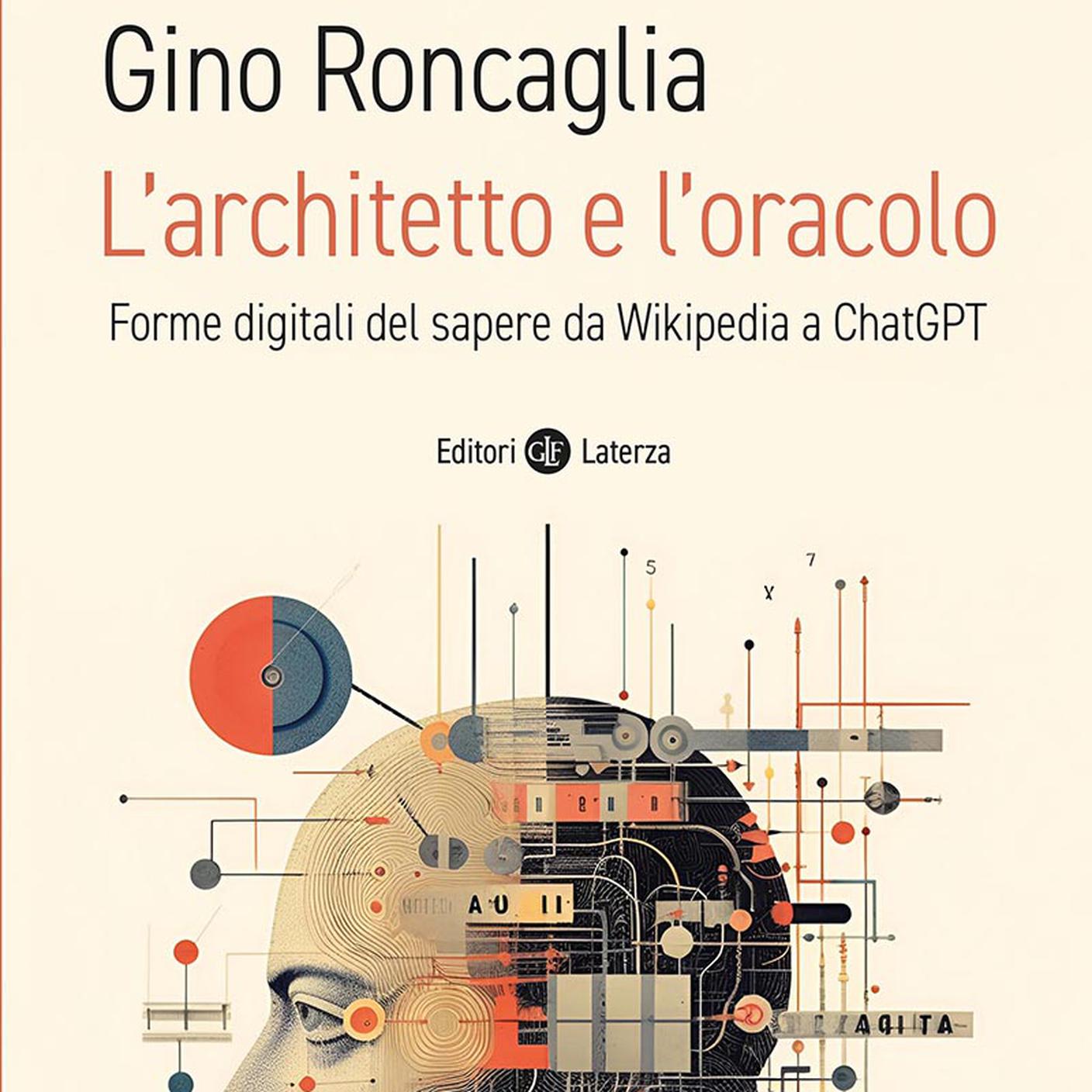 "L'architetto e l'oracolo" di Gino Roncaglia, Editori Laterza (dettaglio di copertina)