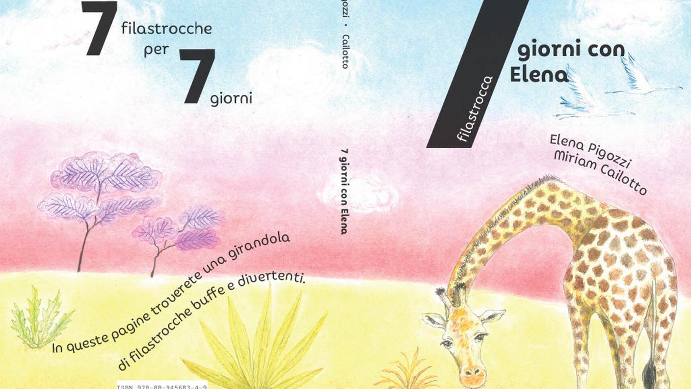 "7 giorni con Elena" di Elena Pigozzi, Giraffe Bianche (dettaglio di copertina)