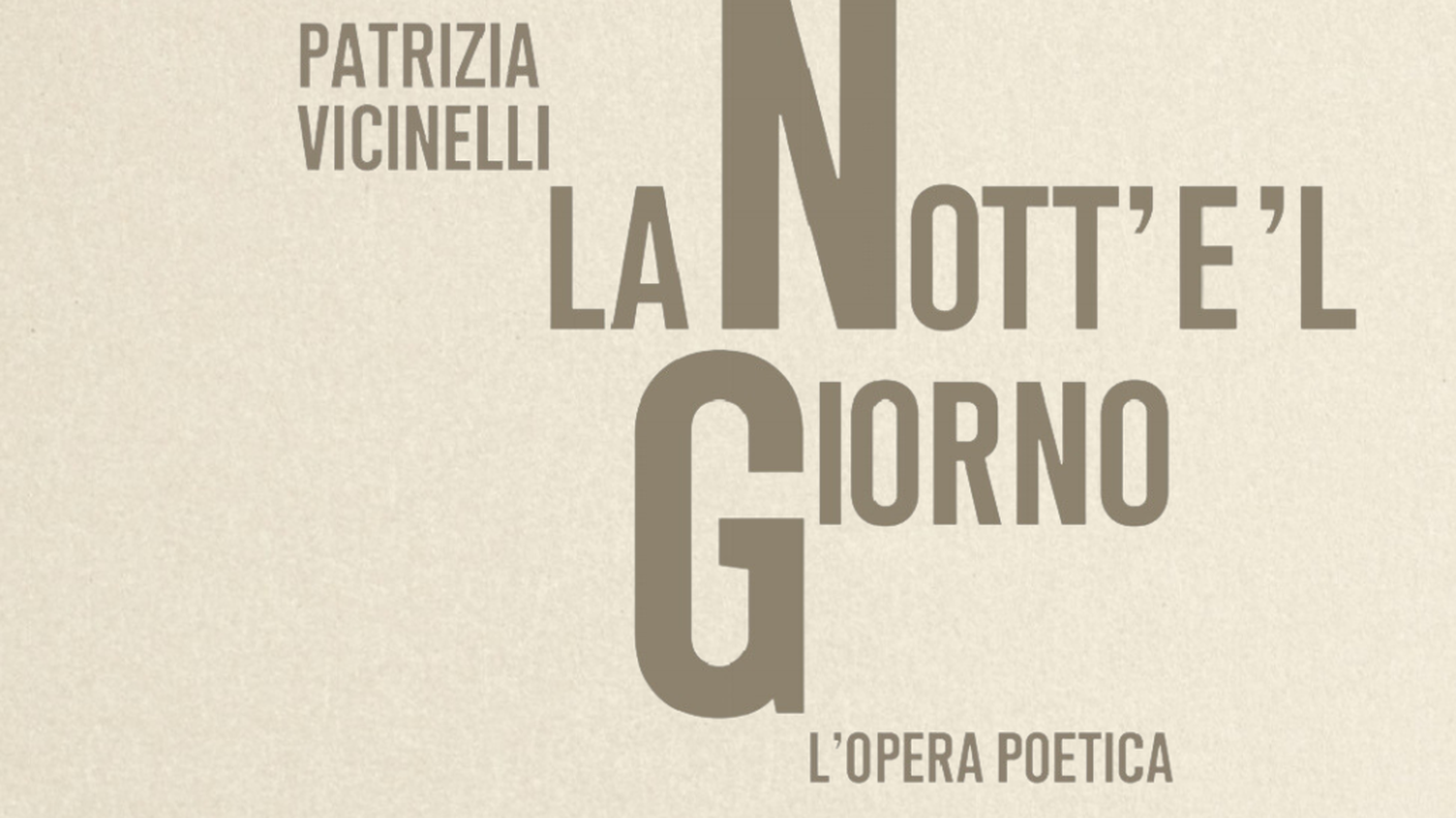 "La nott'e'l giorno. L'opera poetica" di Patrizia Vicinelli, argonline, (dettaglio di copertina)