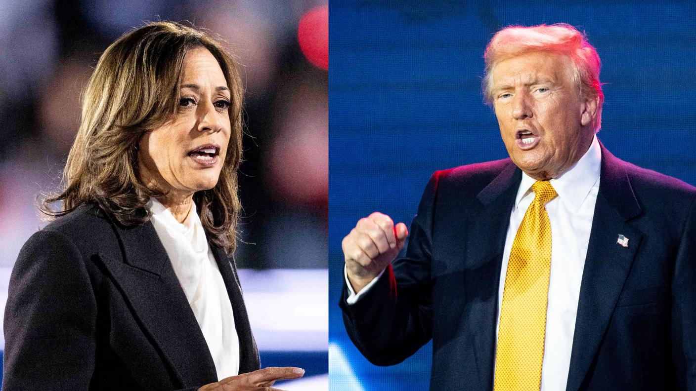 Kamala Harris e Donald Trump